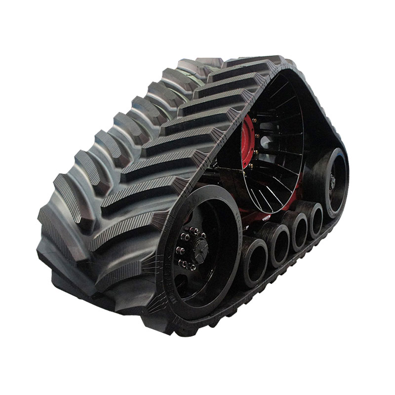Manufacturer Agriculture Crawler Undercarriage Rubber Track Systems Tracked Chassis For John Deere Tractor