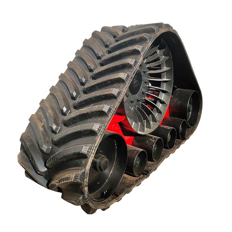 Agricultural Tracked Vehicle Crawler Chassis Rubber Track Undercarriage System For Cat Challenger Tractor